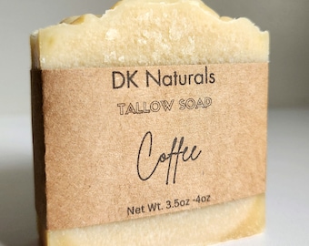 Coffee Scent Tallow Bar Soap