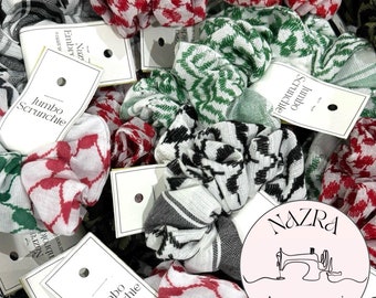 Keffiyeh/Kuffiyeh Jumbo Scrunchies