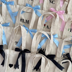 Custom Initials Emoji Mini Tote Bag - Parties/Bachelorette Favours