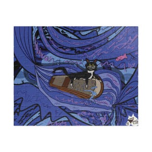 Puzzle z kotem w smokingu, 110 elementów