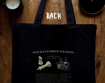 Brand New Band Canvas Tote Bag: Your Favorite Weapon, Music Merchandise