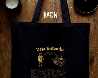 Brand New Tote Bag: Deja Entendu Cotton Canvas Music Lover Gift