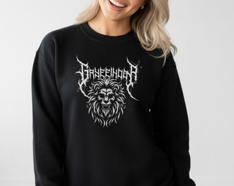 Gryffindor Emo Sweatshirt, Unisex Wizarding World Apparel