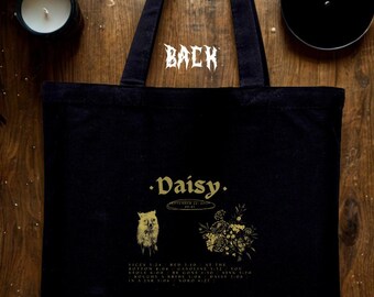 Daisy Canvas Tote Bag - Brand New Band Fan - Eco-Friendly Cotton Shopping Bag