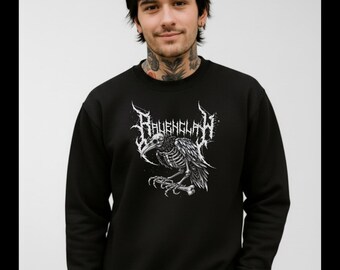 Ravenclaw Emo Sweatshirt | Gothic House Crest, Moody Wizardry