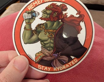 Totk Hydrated Ganondorf sticker