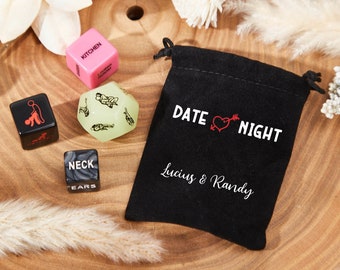 Personalized Date Night Ideas Dice Game,Intimate Couple Game,After Dark Date Night Dice,Date Night Dice Game For Couples,Gift For Boyfriend