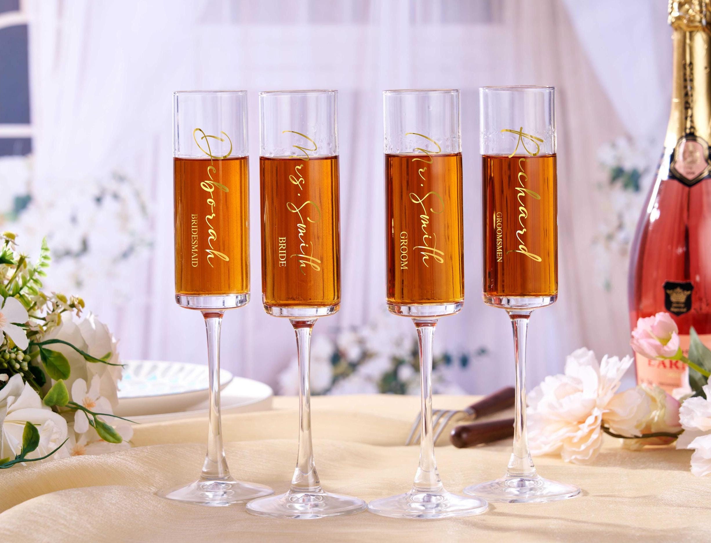 Champagne glass favors discount