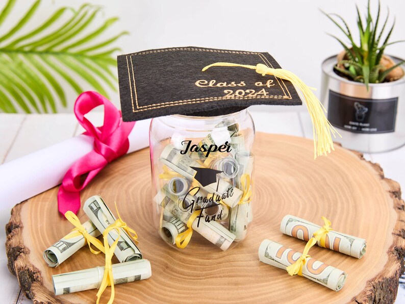 DIY Mason Jar Graduation Cap - Graduation Gift - Dear Creatives