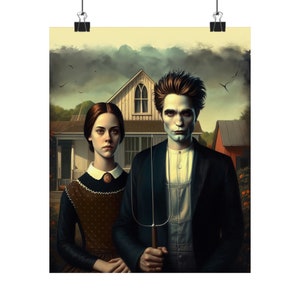 Edward and Bella - American Gothic