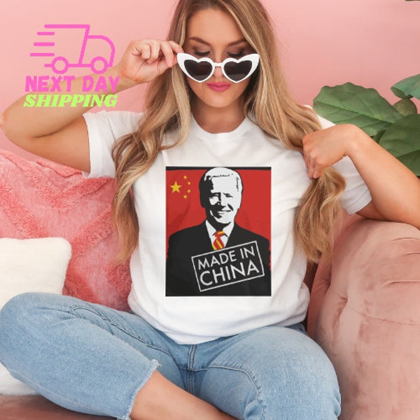 Biden Made in China Shirt, Election Shirt, Election Gift Shirt, Trump Sweatshirt, Democrats Shirt, Republican Hoodie, American Sweater