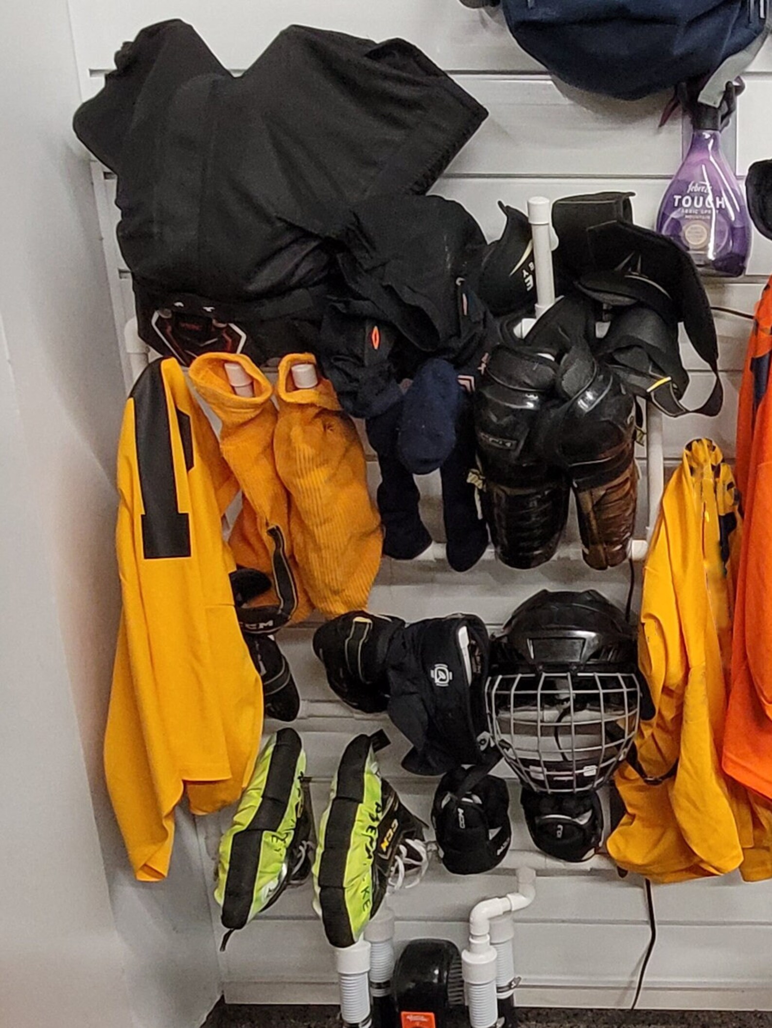 Hockey Gear Drying Rack DIY Plans Easy Step by Step Instructions to