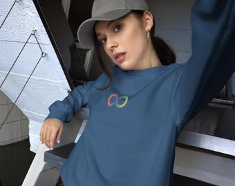 ASD Infinity Symbol Sweatshirt | Autismus Akzeptanz & Stolz Regenbogen Symbol