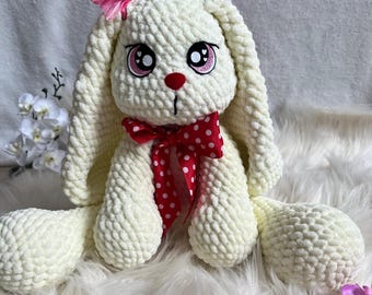 Bunny crochet pattern Lilly & Ella Longears PDF German