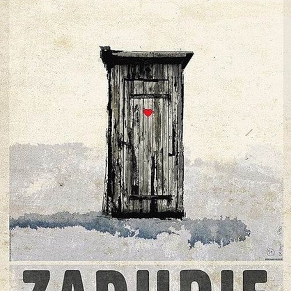 Zadupie Poland Original 2015 Polish poster by Ryszard Kaja 98x68 Polska Szkola Plakatu