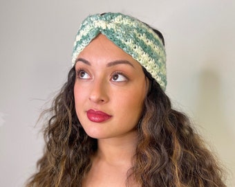Seaglass Green Ombre Ear Warmer