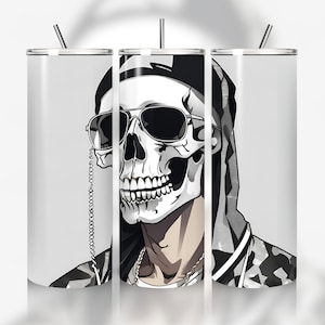 skull drip 20 oz Skinny Tumbler Design, skull drip Tumbler Wrap, skull drip Tumbler PNG, Digital Download