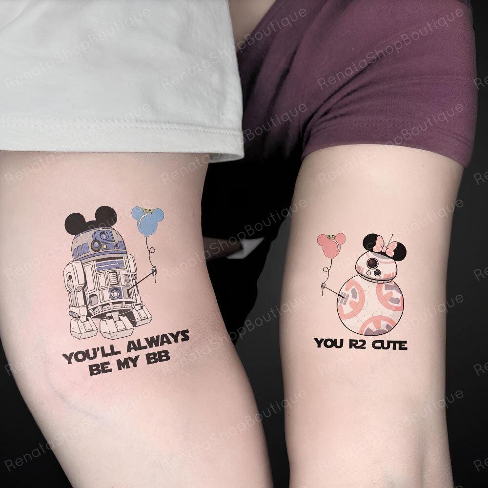 Disney-Inspired Couple Tattoos That Match