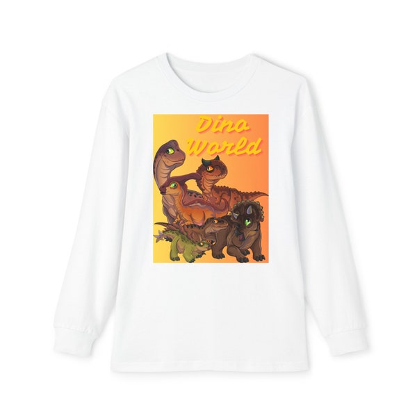 Youth Long Sleeve Holiday Outfit Set Dino world