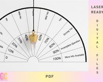 Tableau de radiesthésie alchimique au pendule : PDF téléchargeable – Débloquez le pouvoir de la divination (Téléchargement instantané)
