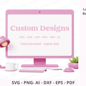 Aangepaste bestanden ontwerpen Directe download | Aangepaste SVG, aangepaste png, gepersonaliseerde SVG, aangepaste lasergesneden bestand, maak je eigen ontwerpvector