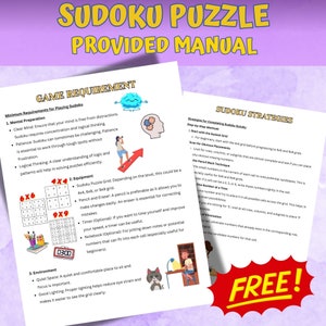 Printable Sudoku 6x6 for Kids | 90 Puzzles With Solutions | Easy ...