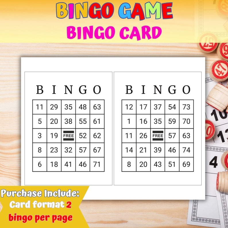 100 Printable Bingo Cards for All Ages | Easy 1-75 Call Game | Game for ...