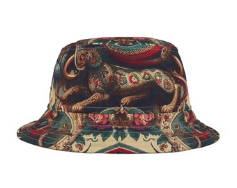 Vexcity World Classic Design Printed Bucket Hat