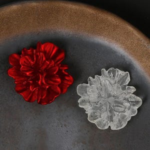 Cute Plants Flower Camellia Rose Shoe Charms Croc Pins Shoe Accessories High Quality Custom Personalized Collectible Hand Craft