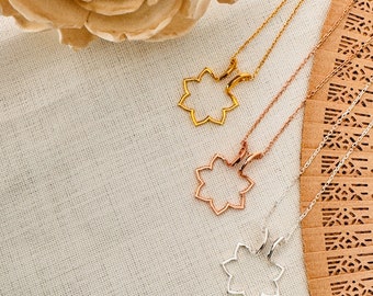 Sonnenblume Ring Halter Halskette Für 3-8 Ring Größe Ring halter 16-26 Dicke Kette Optionen Blume Ring halter Anhänger Mama Geschenk