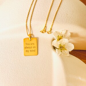 Custom Handwriting Necklace: Engraved Sterling Silver Memorial Gift