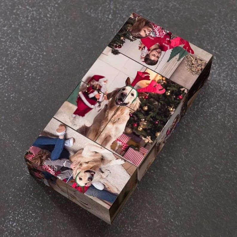 Custom 3D photo cube
