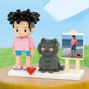 Personalized Couple Mini Figures – Custom Brick Me Set | Handmade Building Block Toy Gift | Unique Wedding & Anniversary Keepsake