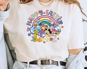 Comfort Colors Walt Disney World Happy Easter Day 2026 Shirt, Easter Egg Tee, Magical Castle Tinker Bell Tee, Disney Shirt,Micky shirt
