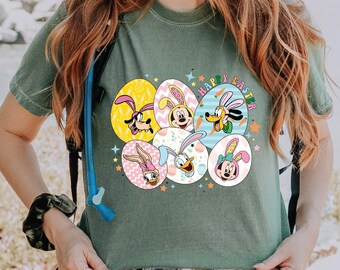 Comfort Colors Walt Disney World Happy Easter Day 2026 Shirt, Easter Egg Tee, Bell Tee, Disney Shirt,Micky shirt,