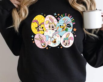 Disneyland Easter Shirt, Happy Easter Day Sweatshirt,  Mickey and Friends Easter Tee,Disney shirt,WDW Family Easter Trip Shirt,