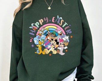 Disneyland Easter Shirt, Happy Easter Day Sweatshirt, WDW Family Easter Trip Shirt, Mickey and Friends Easter Tee,Disney shirt