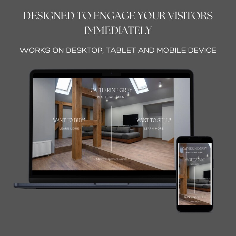 Picture of Luxury Real Estate Website Template, Realtor Website Template, Real ...