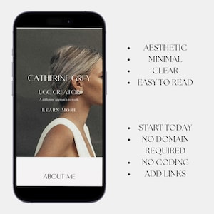 UGC Portfolio Template, Ugc Starter Kit, Ugc Website, Ugc Web, Ugc Website Template, Ugc Creator Portfolio, Ugc Media Kit Canva