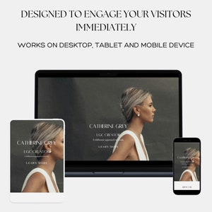 UGC Portfolio Template, Ugc Starter Kit, Ugc Website, Ugc Web, Ugc Website Template, Ugc Creator Portfolio, Ugc Media Kit Canva
