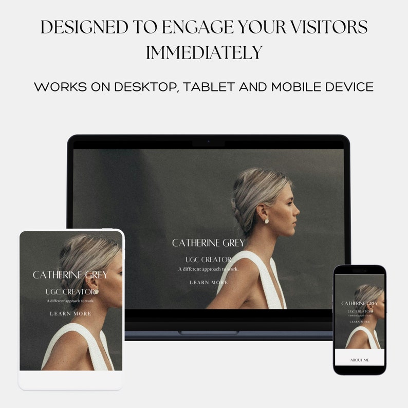 UGC Portfolio Template, Ugc Starter Kit, Ugc Website, Ugc Web, Ugc Website Template, Ugc Creator Portfolio, Ugc Media Kit Canva