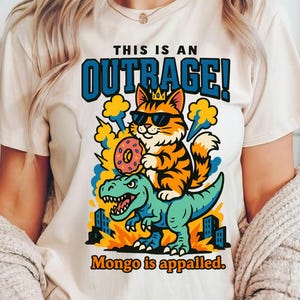 This Is An Outrage Shirt, Dungeon Crawler Carl Book Stamps Shirt, New Achievement Crewneck, Ride or Roar, Princess Donut And Mongo