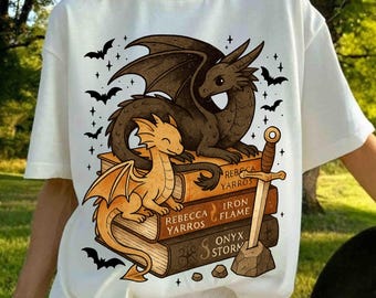 Tairn Andarna Sgaeyl Shirt, Fourth Wing Dragon Tee, Biggest Battle Yet Tee, Onyx Storm Brave The Dark, Basgiath War College Inspired
