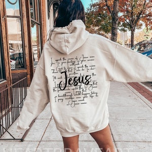 I Speak The Name Of Jesus Song Lyrics Sweatshirt Back Print I Speak The Name Of Jesus Song Lyrics Sweatshirt Back Print