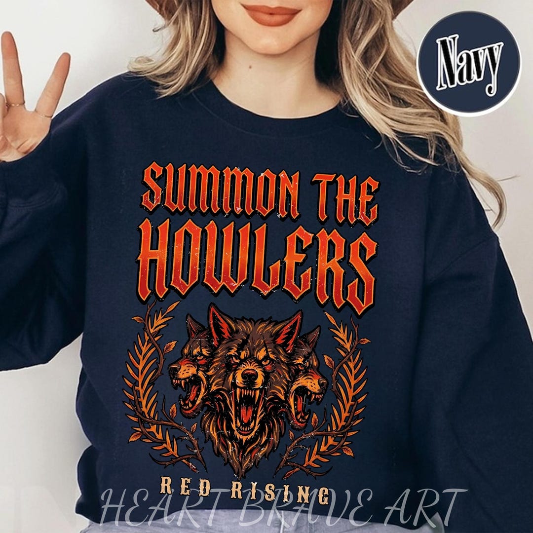 Red Rising Howlers Merch Red Rising Inspired Sweater, Summon the Howlers Shirt, Sci Fi Lover ...
