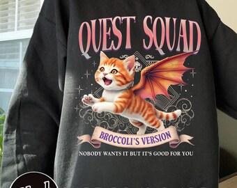 Brokkoli die Katze, Brokkoli die Katze, Onyx Storm Fan Shirt, Brokkoli das Fierce T-Shirt, Vierter Flügel Hoodie, Drachenreiter Geschenk