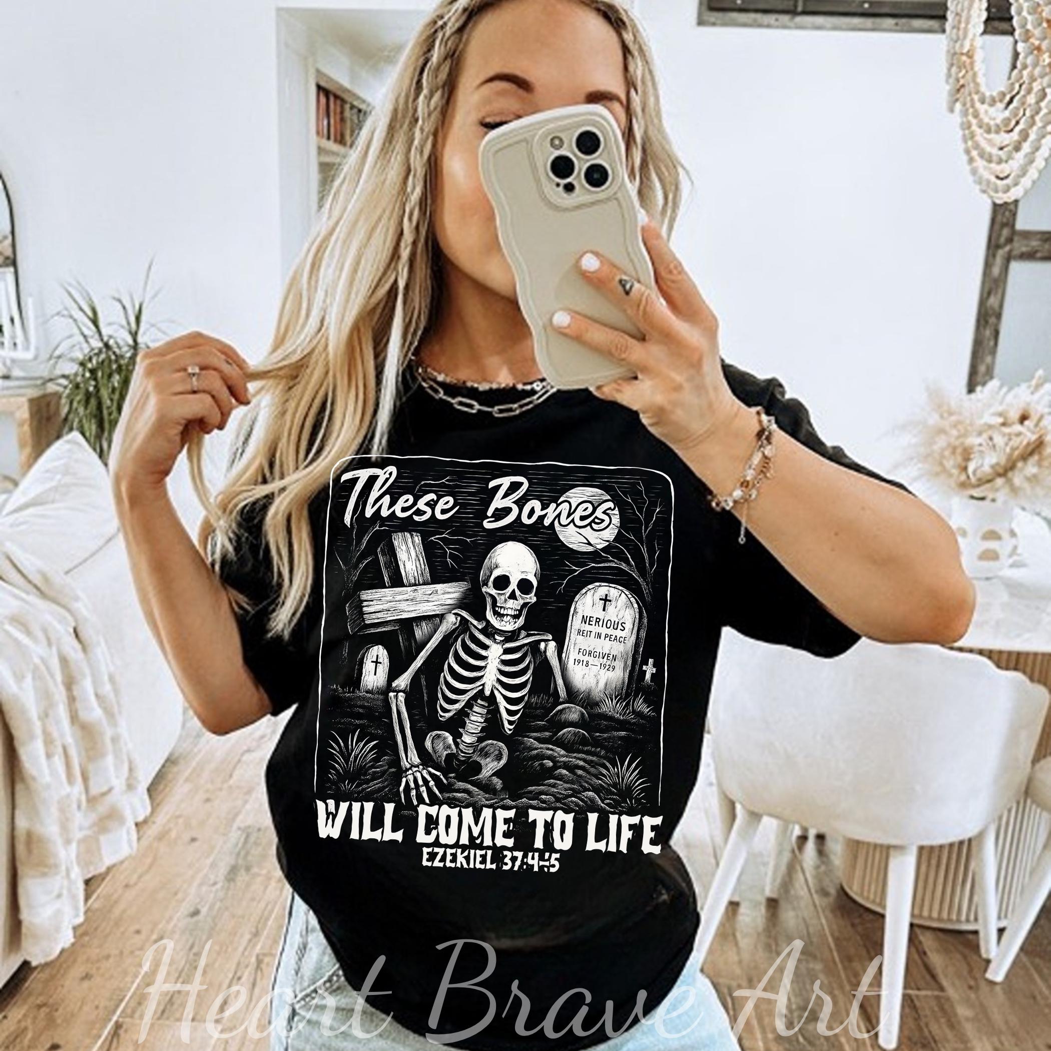 These Bones Will Come to Life Shirt, Ezekiel 37-45 Bible Verse 