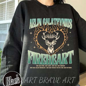Aelin Galathynius Fireheart, You Do Not Yield Crewneck, Fireheart Terrasen Hoodie, SJM Merch Terrasen Bookish Hoodie, Throne of Glass Acotar