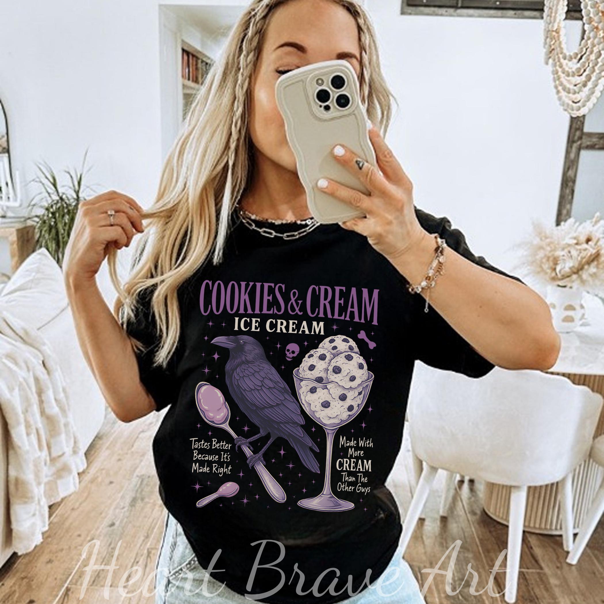 Cookie and Cream Ice Cream Tee, Butcher & Blackbird Sweater