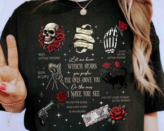 Sweat-shirt Run Little Mouse, sweat-shirt chat et souris charbonneux, chemise Adeline obsédante, merch livre d'amour sombre, chemise chat et souris